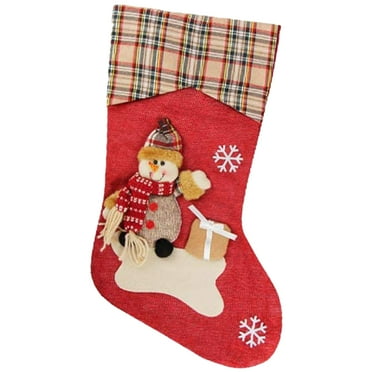 Details about / Christmas Stockings Cotton Washable Sock Costume Kids Gifts Festival Decor